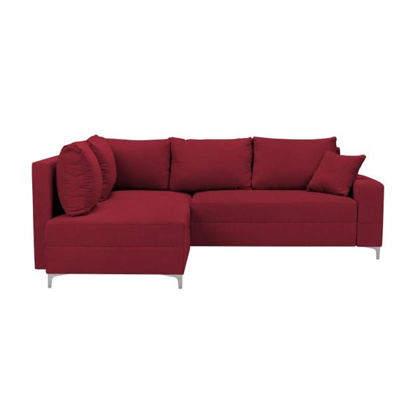 Sarkanais Windsor & Co Sofas Zeta dīvāns, kreisais stūris