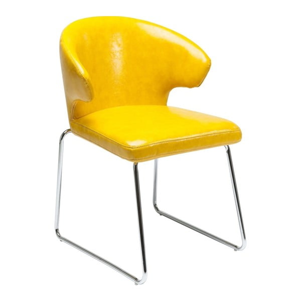 Dzeltens ēdamistabas krēsls Kare Design Atomic