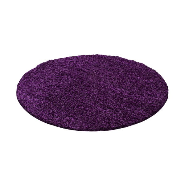 Tumši violets apaļš paklājs ø 120 cm Life – Ayyildiz Carpets