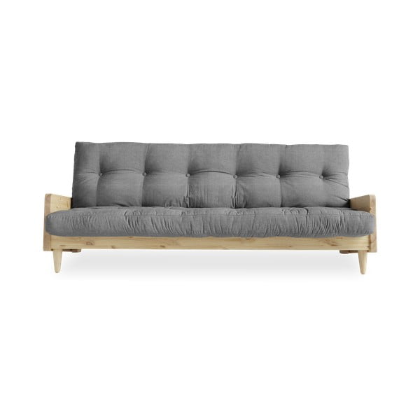 Izvelkamais dīvāns Karup Design Indie Natural Clear/Marble Grey