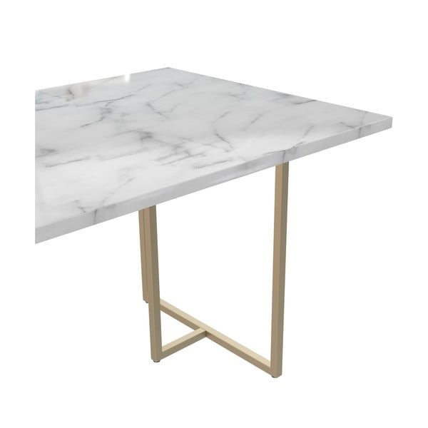 Ēdamgalds ar marmora imitāciju 90x160 cm Astor – CosmoLiving by Cosmopolitan-image-4