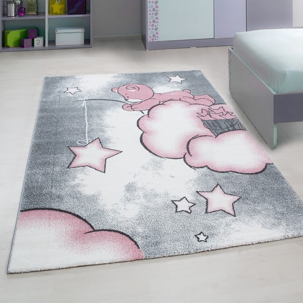 Rozā/pelēks bērnu paklājs 120x170 cm Kids – Ayyildiz Carpets-image-1