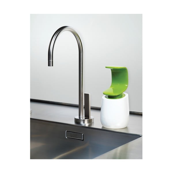 Balti zaļš ziepju dozators Joseph Joseph C-Pump, 237 ml-image-3