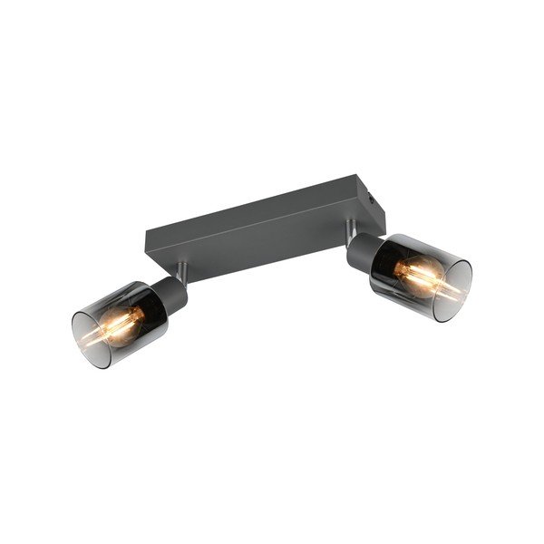 Antracīta pelēka prožektora tipa lampa ø 7 cm Cadiz – Reality-image-1