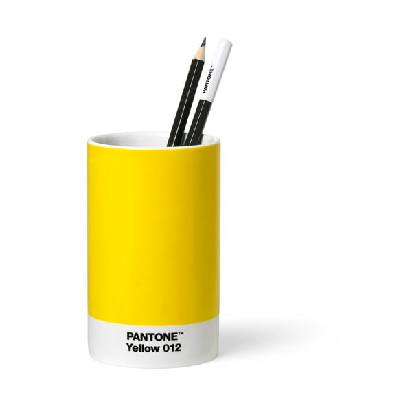 Keramikas organizators kancelejas piederumiem Yellow 012 – Pantone
