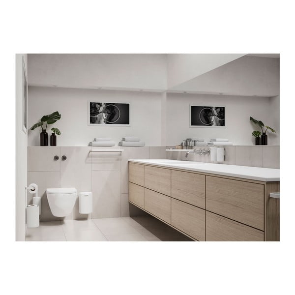 Balts vannasistabas plaukts Zone Rim, 44 x 11 cm-image-1