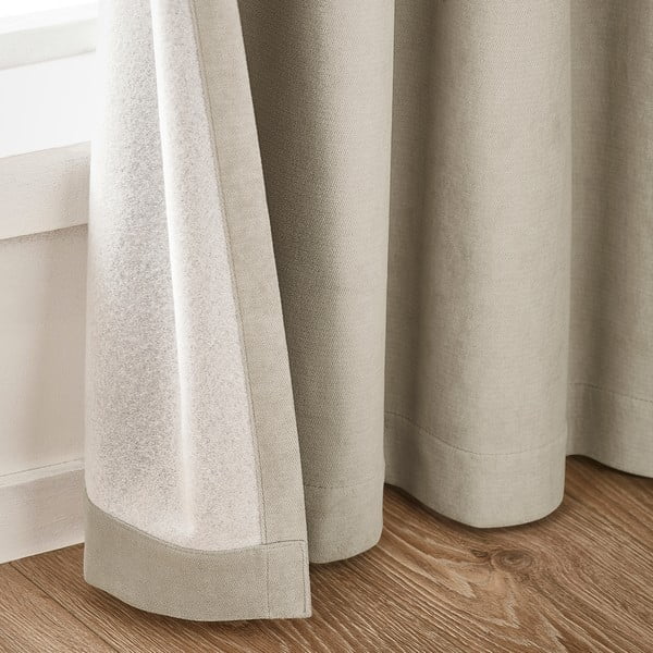 Bēši gaismu necaurlaidīgi aizkari (2 gab.) 117x137 cm Wilson – Catherine Lansfield-image-2