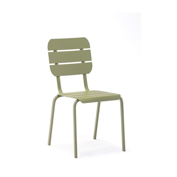 Zaļi metāla dārza krēsli (4 gab.) Alicante – Ezeis