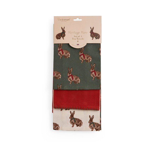 Trauku dvieļi (3 gab.) 45x65 cm Heritage Hare – Cooksmart ®