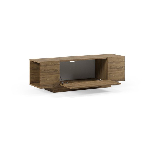 Dabīga toņa TV galdiņš ar ozolkoka imitāciju 140x45x40 cm Victor – Marckeric-image-4