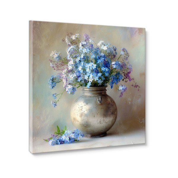 Drukāta glezna uz audekla 32x32 cm Forget-me-not – Styler-image-4