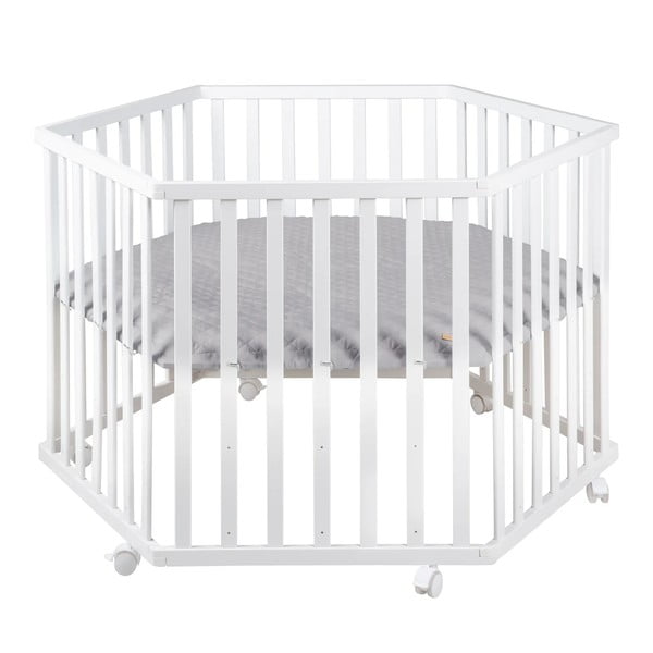 Balta bērnu sētiņa 112x97 cm Roba style – Roba-image-2