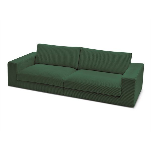 Tumši zaļš velveta dīvāns 274 cm Leonard – Bobochic Paris-image-4