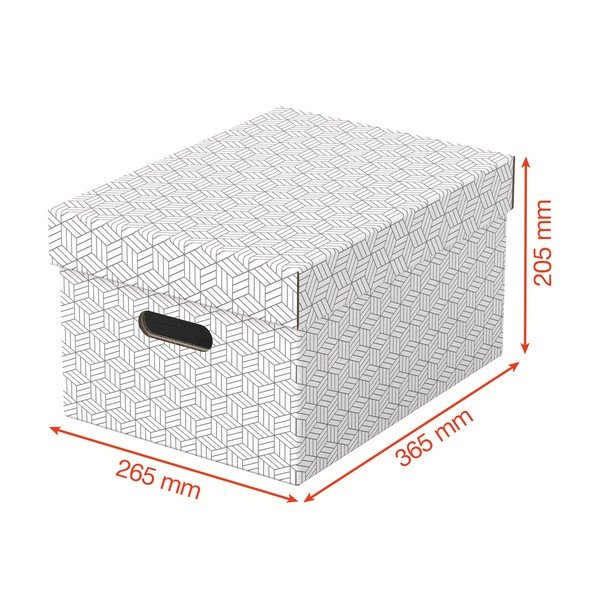 3 baltu glabāšanas kastu komplekts Leitz Eselte, 26,5 x 36,5 cm-image-2