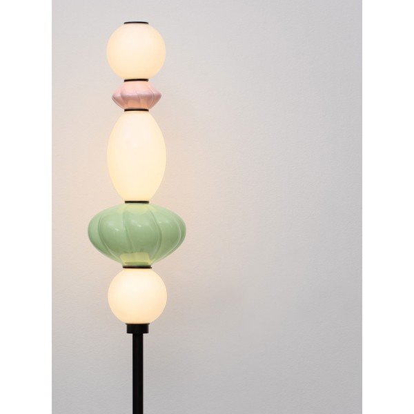 Keramikas LED stāvlampa ar regulējamu spilgtumu ar keramikas abažūru/ar stikla abažūru (augstums 136,5 cm) Oneta – Nova Luce-image-2