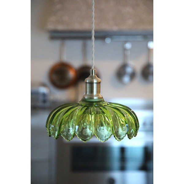 Zaļa piekaramā lampa ø 26 cm Kurage – Markslöjd-image-1