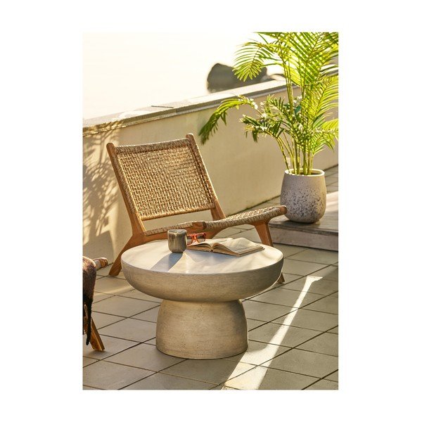 Keramikas apaļš dārza kafijas galdiņš ø 60 cm Bonnet – House Nordic-image-1