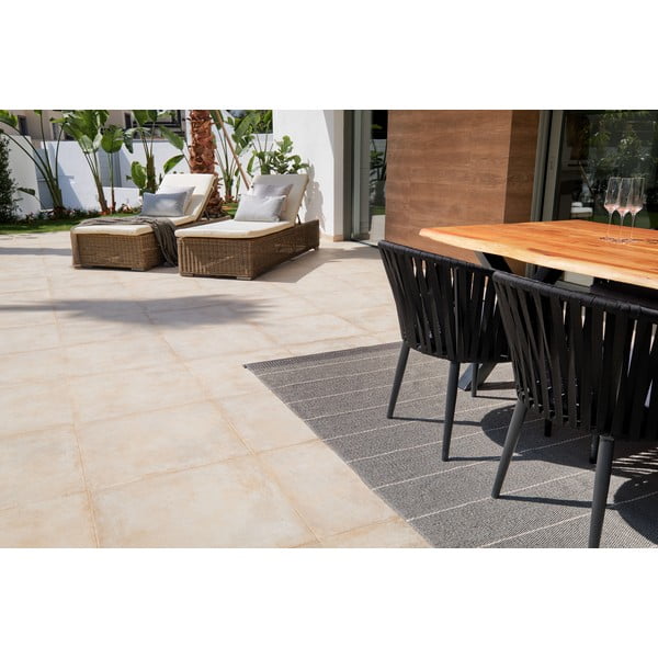 Pelēks iekštelpu un āra paklājs 60x85 cm Belle Concrete – Pappelina-image-4