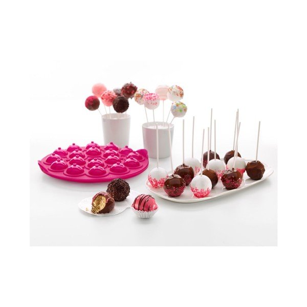 Silikona veidņu komplekts Cake Pop ar dekoratoru-image-3
