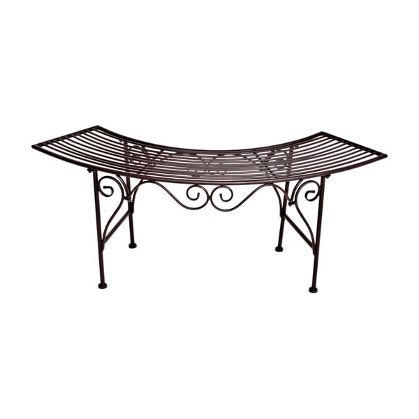 Melns/tumši brūns metāla dārza sols Fuego – Garden Pleasure