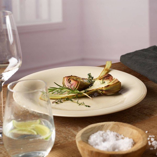 Balti bēšs porcelāna šķīvis Villeroy & Boch Like Color Loop, ø 28,5 cm-image-1