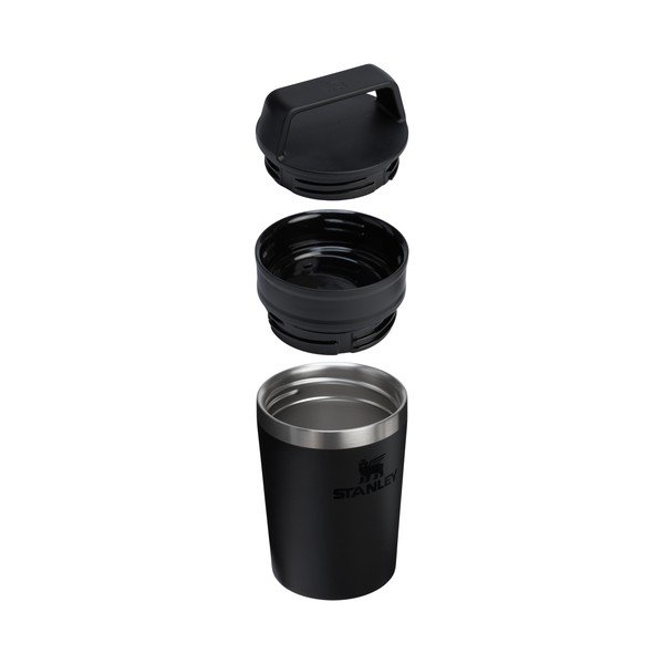 Melna nerūsējošā tērauda termokrūze 230 ml Café-To-Go Travel Mug Black 2.0 – Stanley-image-1