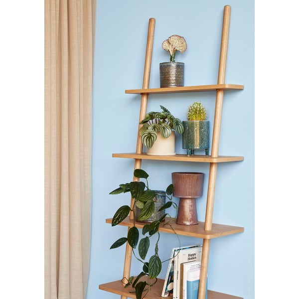 2 violeti brūnu keramikas puķu podu komplekts Hübsch Pot-image-1