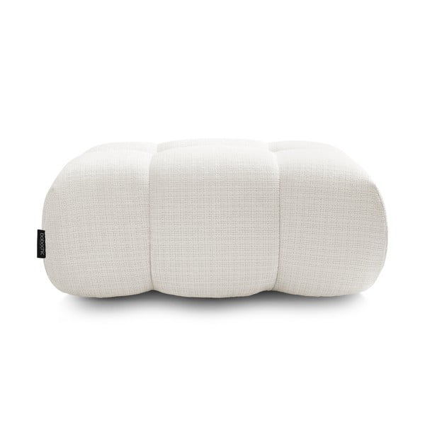 Balts kāju soliņš no šenila auduma Ivane – Bobochic Paris