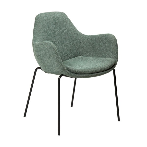 Gaiši zaļš atpūtas krēsls no buklē auduma Zimmer – DAN-FORM Denmark