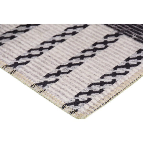 Pelēks mazgājams paklājs 150x80 cm – Vitaus-image-2