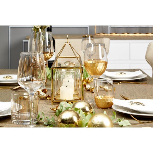 4 glāžu komplekts ar zelta detaļām Premier Housewares Astrid, 240 ml-image-1