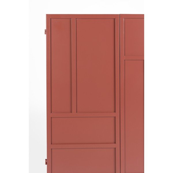 Sarkans metāla skapītis 70x105x35 cm Davis – White Label-image-4
