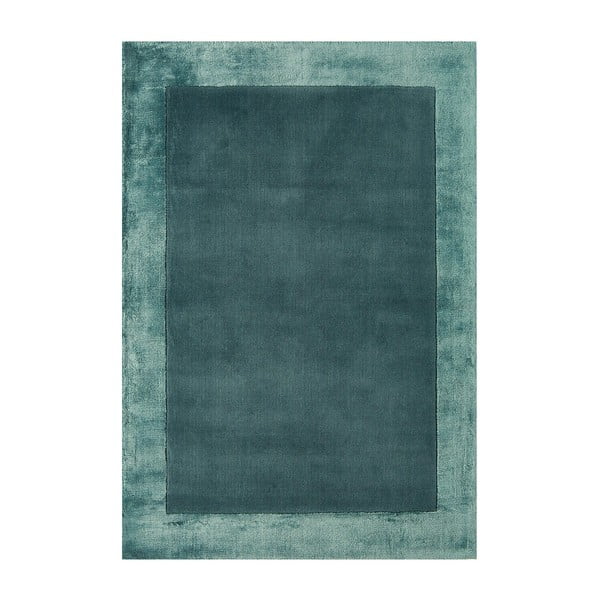 Zaļganzils ar rokām darināts paklājs no vilnas maisījuma 120x170 cm Ascot – Asiatic Carpets