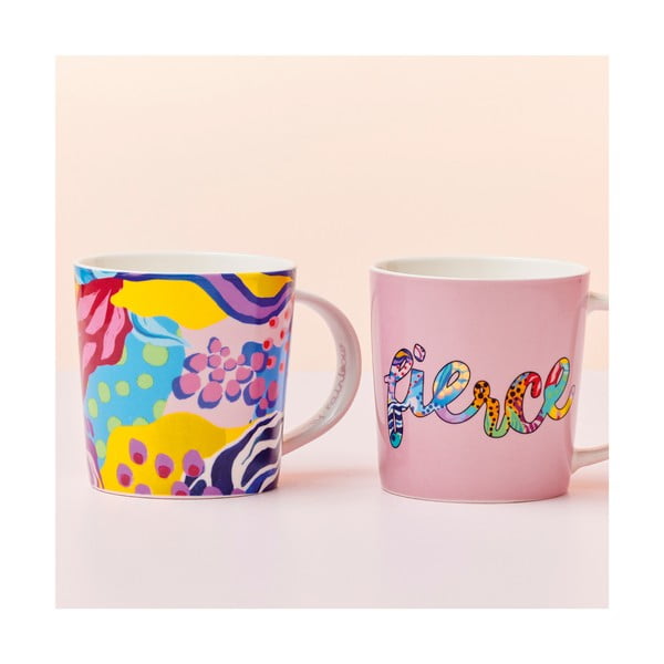 Porcelāna krūzes (2 gab.) 380 ml Be Fierce – Maxwell & Williams-image-1