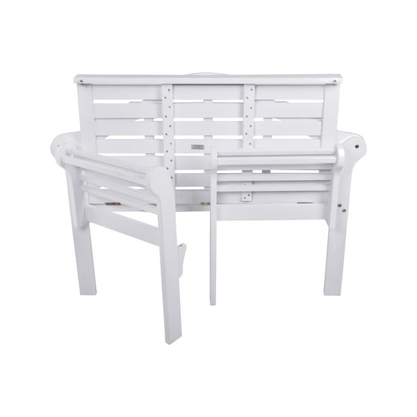 Balts masīvkoka dārza sols Pattaya – Garden Pleasure-image-2