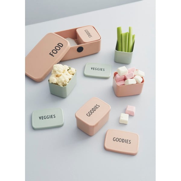 Rozā uzkodu kastīte Design Letters Goodies, 8,2 x 6,8 cm-image-4