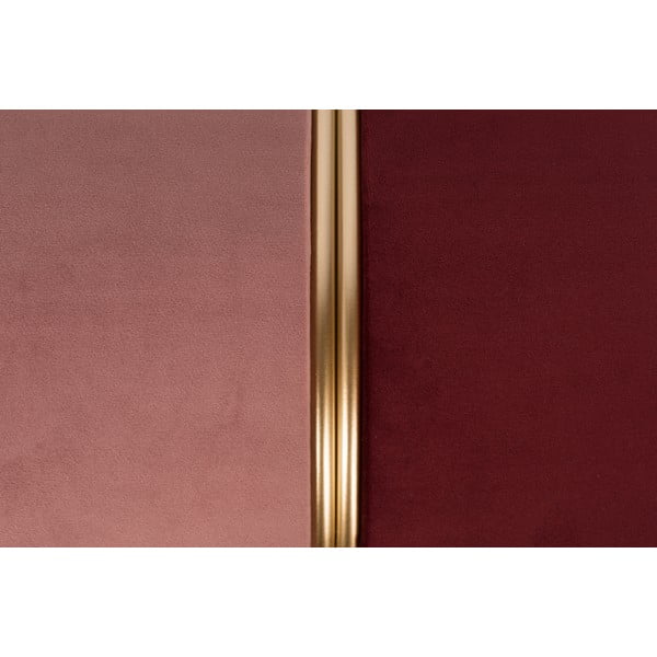 Sarkans/rozā samta pufs Bubbly – White Label-image-3