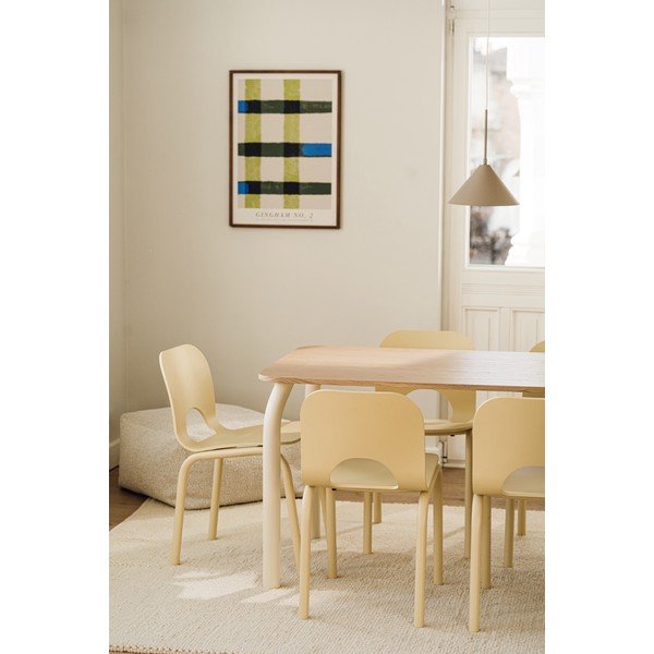 Ēdamgalds ar ozolkoka imitācijas galda virsmu 80x140 cm Meko – noo.ma-image-3