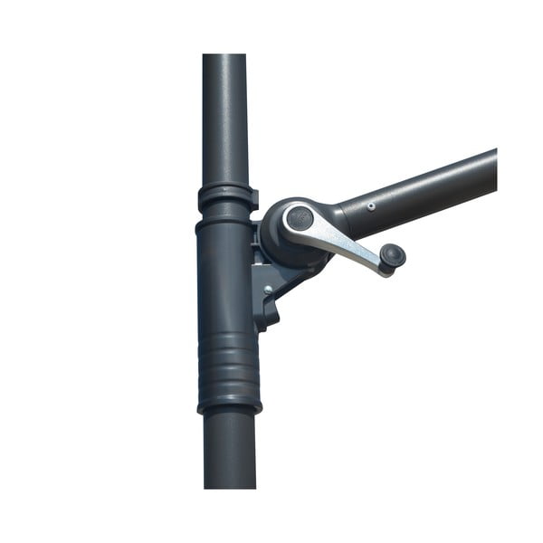 Tumši pelēks saulessargs ø 300 cm Roja – Rojaplast-image-3