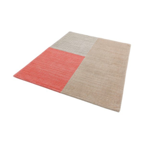 Bēšs un rozā paklājs Asiatic Carpets Blox, 160 x 230 cm-image-1