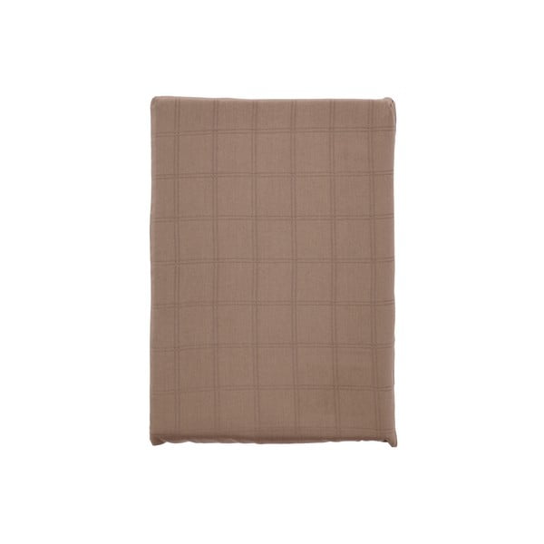 Brūna vienguļamā damasta gultas veļa 140x200 cm Clear – Södahl-image-2