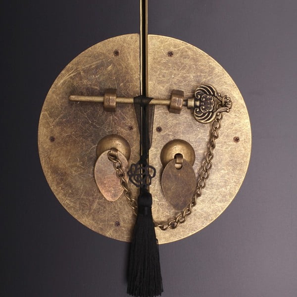 Melns drēbju skapis 55x185 cm Oriente – Ixia-image-1