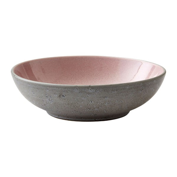 Pelēkas un rozā keramikas makaronu bļoda Bitz Mensa, ø 20 cm