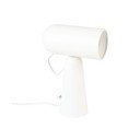 Balta galda lampa White Label Vesper