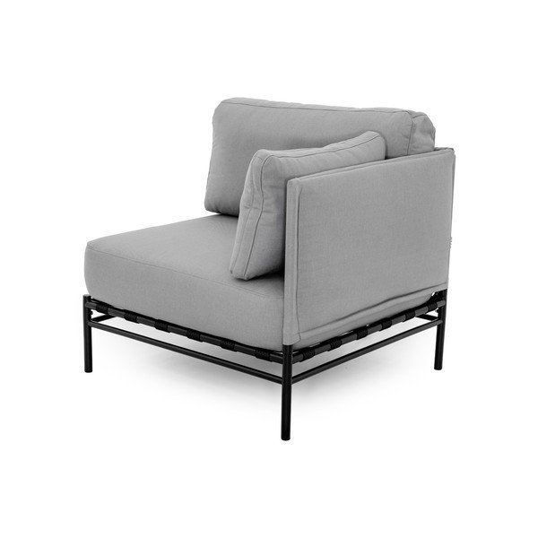 Gaiši pelēks modulārais dārza dīvāns (ar maināmu stūri) Dandy – Sit Sit-image-3