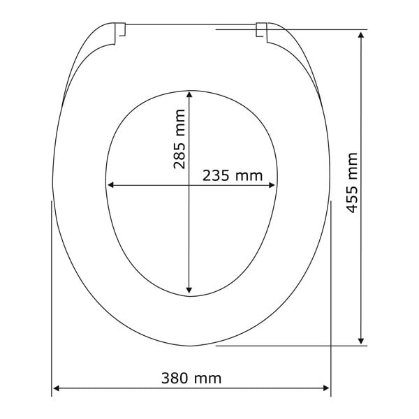 Tualetes poda sēdeklis ar vieglu aizvēršanu Wenko Pop Art, 45 x 37,5 cm-image-3