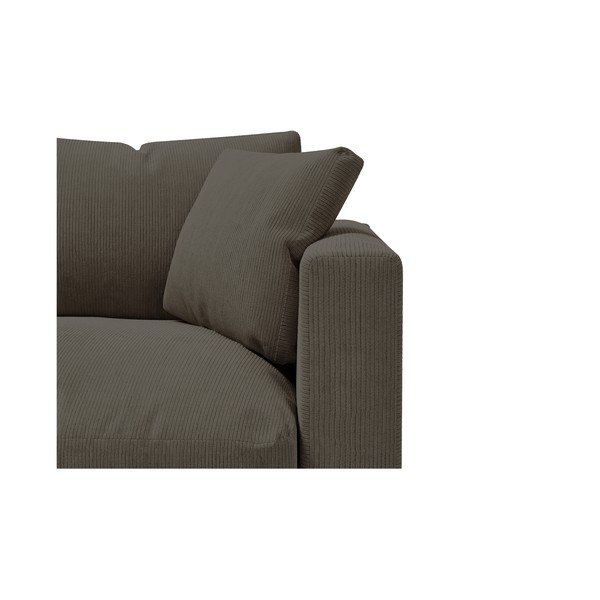 Tumši pelēks velveta dīvāns 220 cm Comfy – Scandic-image-4
