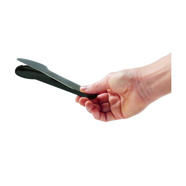 Melni/sudraba krāsas nerūsējošā tērauda ceļojumu galda piederumi (3 gab.) To Go – Lékué-image-3