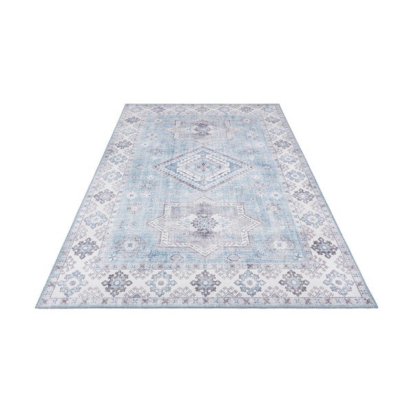 Gaiši zils paklājs Nouristan Gratia, 160 x 230 cm-image-3