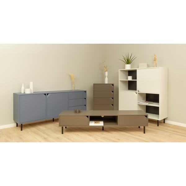 Tumši zila zema kumode 177x77 cm Corner – Tenzo-image-1